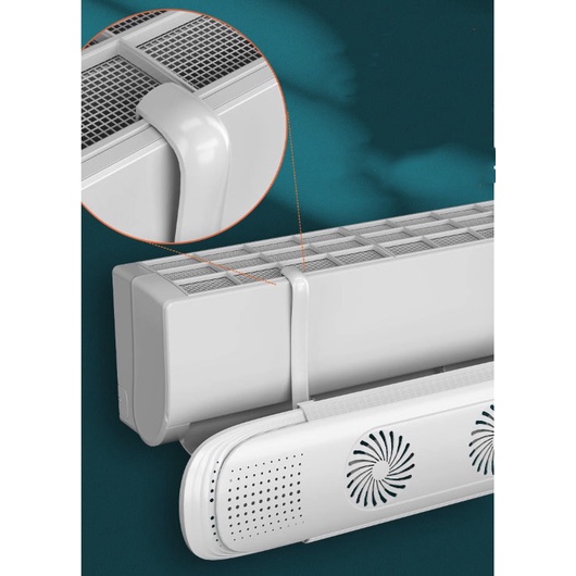 Tấm chắn gió điều hòa Thế hệ mới Double Blade ☘️ FREESHIP ☘️