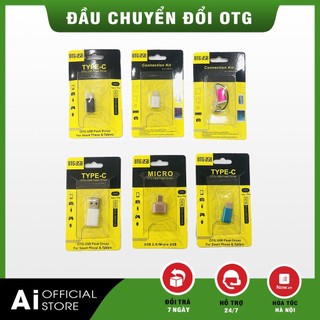 Cổng otg chuyển đổi các loại type c/micro/usb