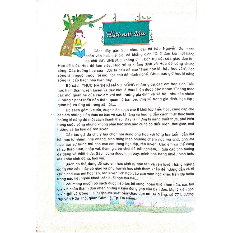 Sách- Thực hành Kĩ Năng Sống dành cho học sinh lớp 5