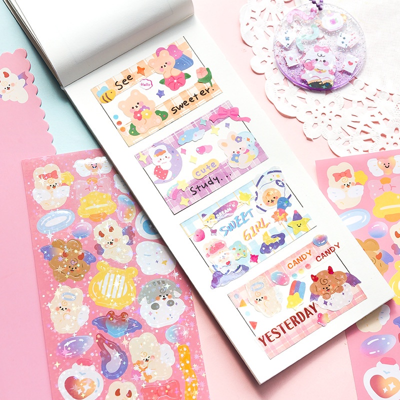 2 Sticker Dán Trang Trí Hình Khu Vườn Tuyệt Vời