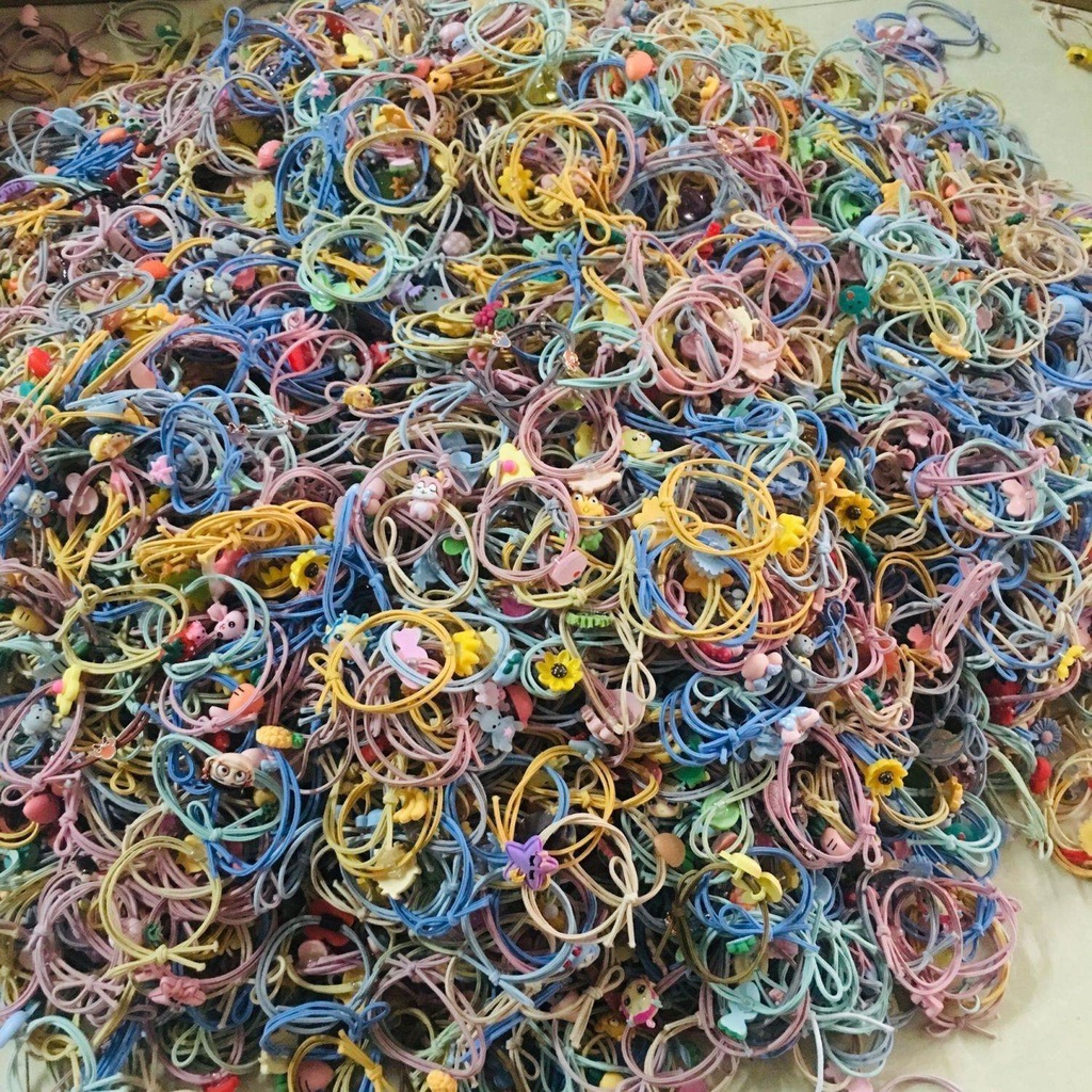 Dây Buộc Tóc Co Giãn Phong Cách Hàn Quốc Cho Nữ