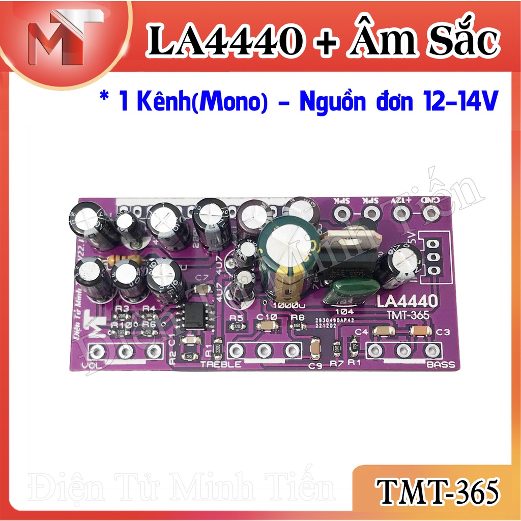 ✅ Mạch Công Suất LA4440 & Âm Sắc 5532 - 12V đơn