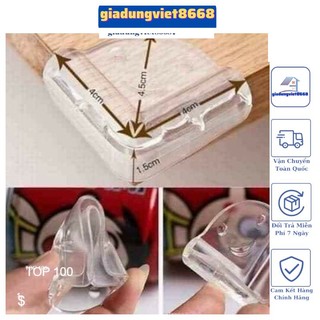Sỉ 1 túi bịt góc bàn silicon hàng chất lượng dẻo