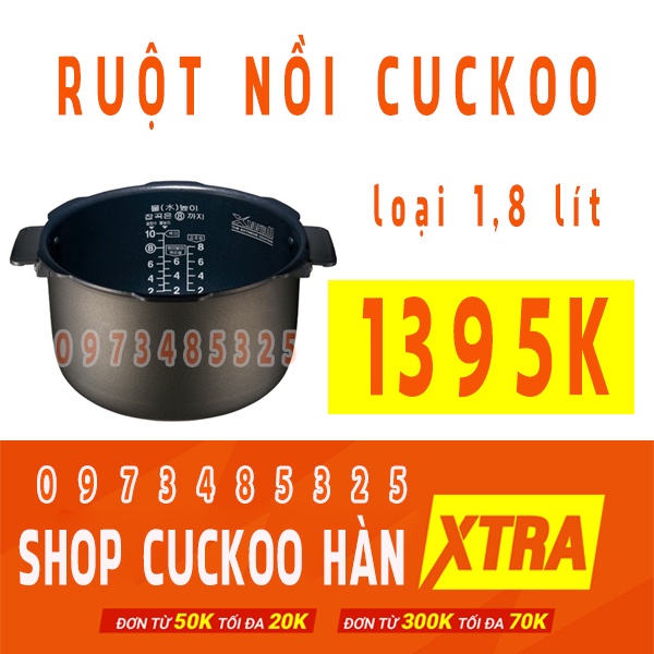 Ruột nồi cơm điện Cuckoo loại 1.8 lít