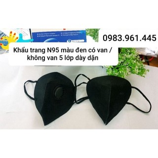 Khẩu trang y tế n95 màu đen