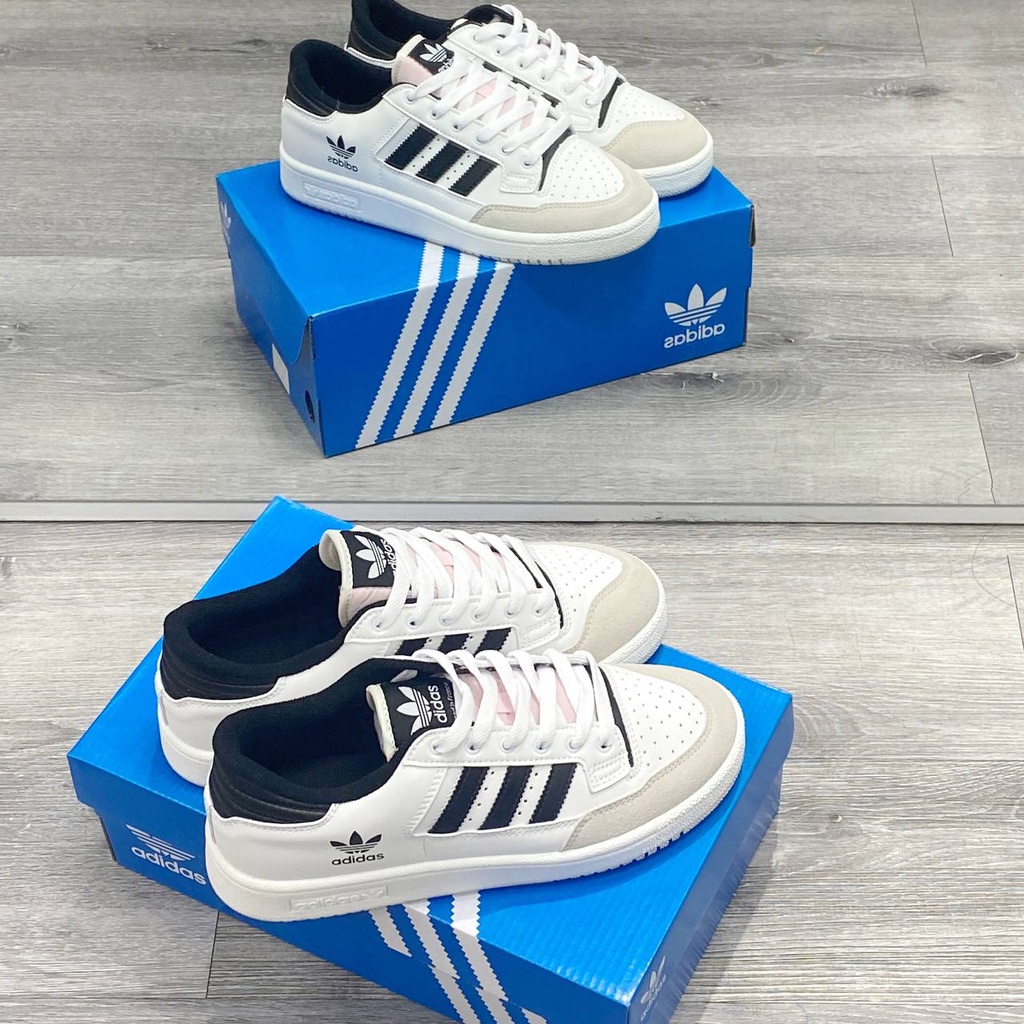 Giày thể thao nam nữ adidas Forum low 85 , Das forum sọc đen trắng mới nhất 2022 full box