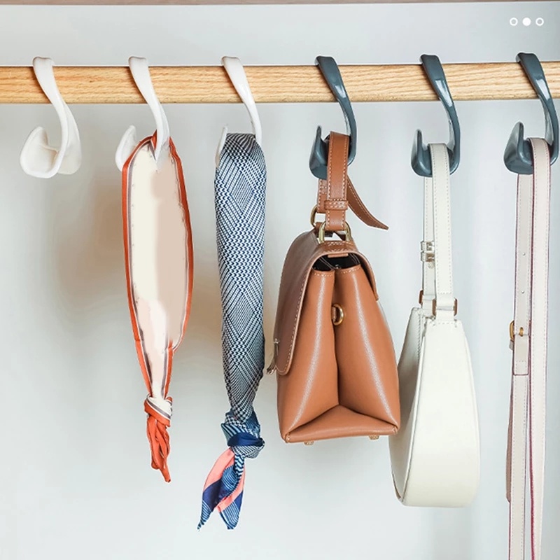 Móc Treo Túi Xách Đa Năng / Giá Treo Khăn Choàng Nón Hình Vòm Sáng Tạo Không Làm Tổn Thương Tiện Lợi