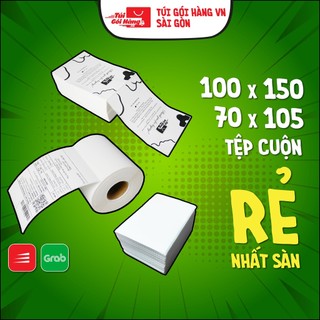 Giấy In Nhiệt A6/ A7 100x150/70x105mm Chuyên Dùng In Đơn Thương Mại Điện Tử