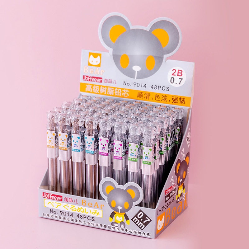 Ngòi Bút Chì 0.5 Kim 0.7 Nhiều Màu Cute Hình Chuột Timo VPK11