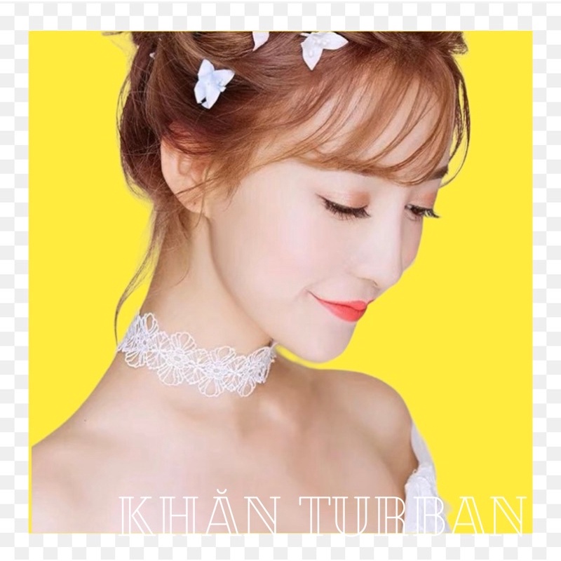 Vòng cổ ren xinh hình hoa nữ tính