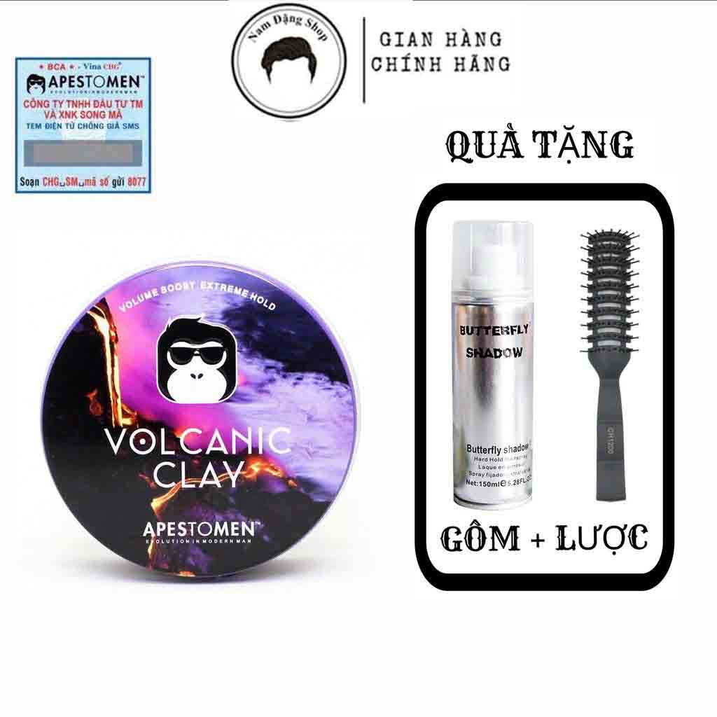 Sáp Vuốt Tóc Nam - Sáp Vuốt Tóc Nam Volcanic Clay V5 80G - Sáp Vuốt Tóc Nam Volcanic Clay Chăm Sóc Tóc 79
