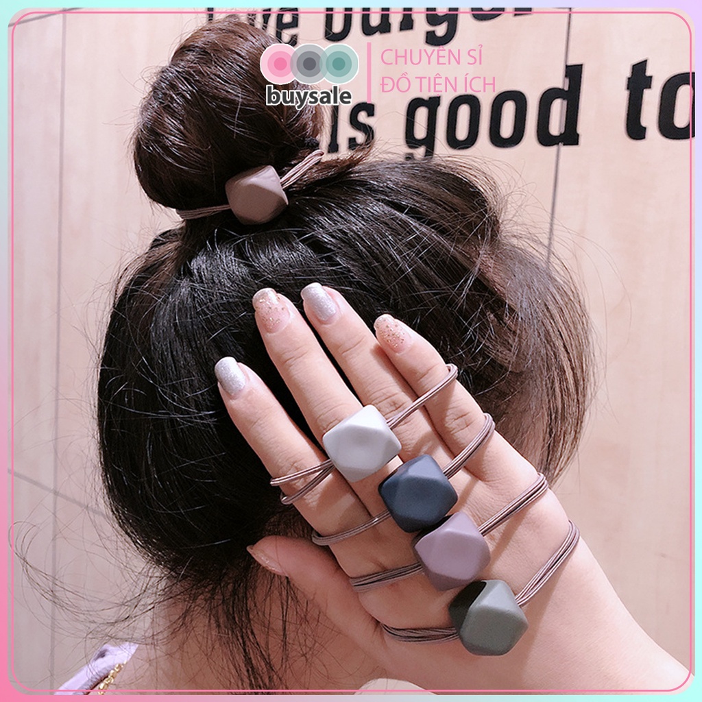 Thun buộc tóc kiểu Hàn Quốc, thiết kế thanh lịch, chất thun chắc chắn, không gây gãy tóc - BuySales - BSPK306