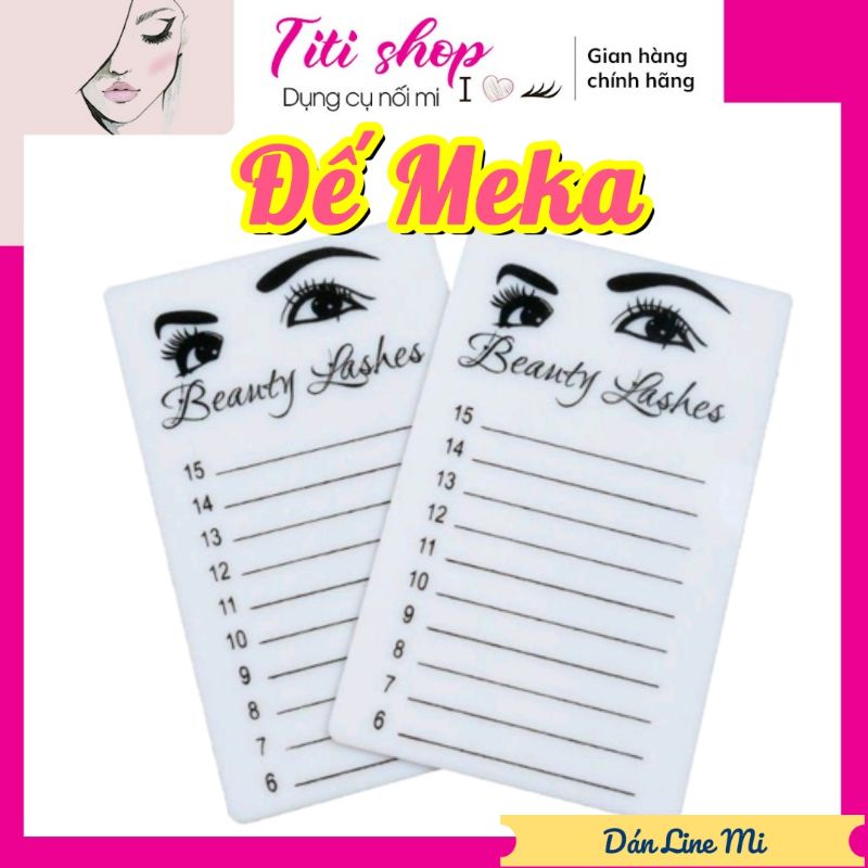Đế Mica dán line mi có in Size
