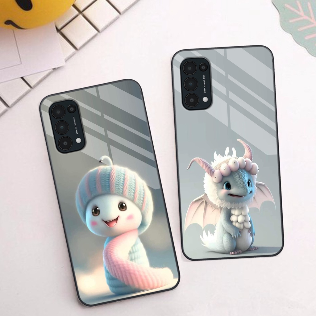 Ốp lưng cho OPPO Reno5 4G / Reno5 5G / Reno 5 in hình 12 con giáp Hot trend siêu dễ thương