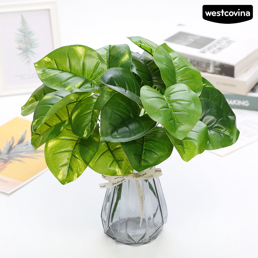 [WEST]⚘Cây Cảnh Nhân Tạo Sống Động Không Phai Màu Dễ Dàng Chăm Sóc Trang Trí Tường DIY Lưng