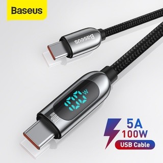 Dây cáp sạc nhanh baseus pd 100w type c sang type c cho xiaomi poco samsung