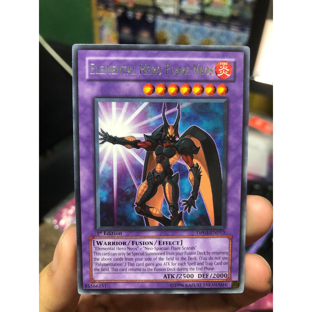 [06122022]Thẻ bài Yugioh TCG chính hãng "Elemental Hero Flare Neos"  (DP03-EN013)