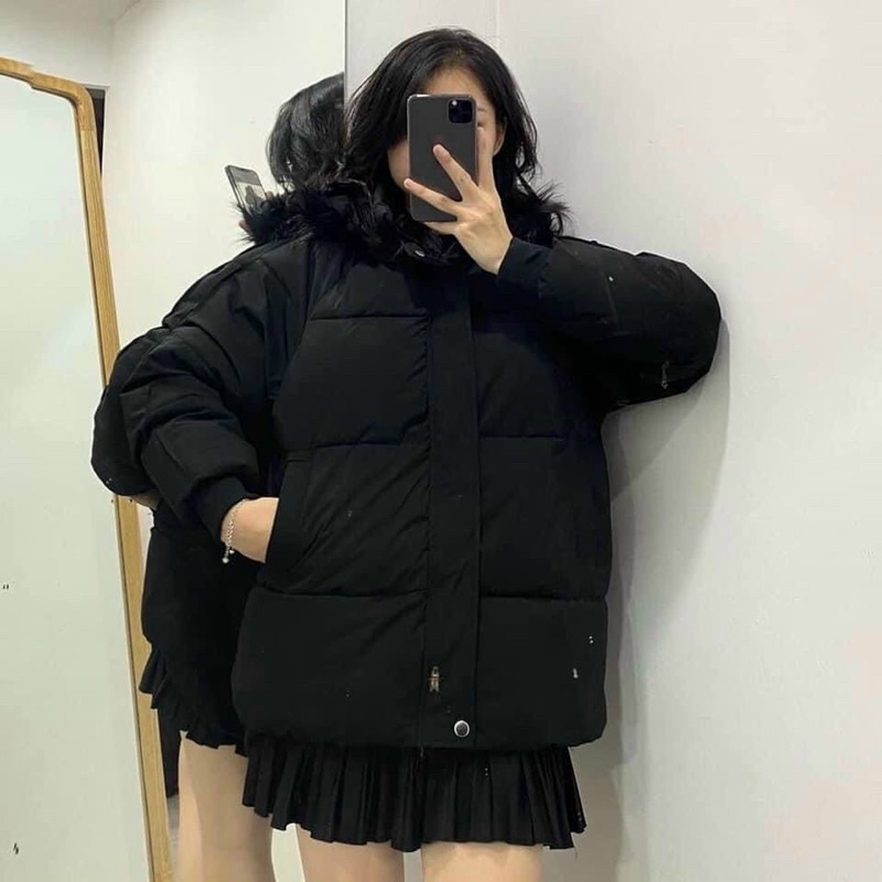 Áo Phao Béo Mũ Lông ( mũ tháo rời) B170