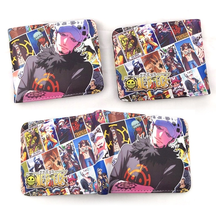 Ví Ngắn Đựng Tiền Xu 80% In Hình Nhân Vật Luffy Chopper Ace Zoro Trong Phim Hoạt Hình One Piece Độc Đáo