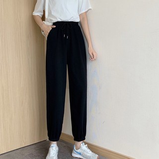 Quần Jogger Lưng Cao Plus Size Cho Nữ
