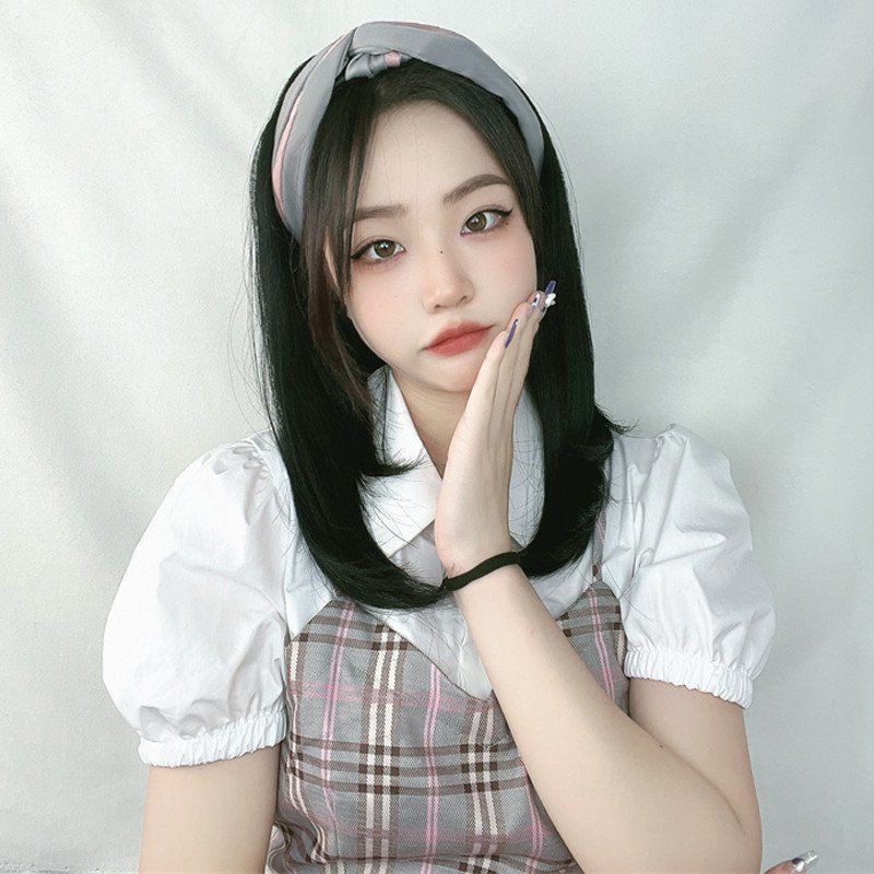 TÓC GIẢ U 3/4 ĐẦU KÈM CÀI BĂNG ĐÔ THỜI TRANG ND076