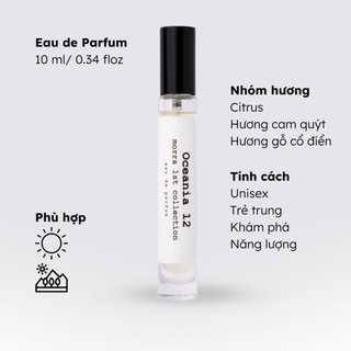 Nước Hoa Nam Morra Oceania 12 Dung Tích 10ml Hương Gỗ Mát Nam Tính Mạnh Mẽ Nguyên Liệu Pháp Chính Hãng 100%