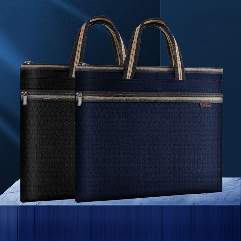 Túi Vải Oxford Đựng Tài Liệu Khổ A4 Chống Thấm Nước Tiện Lợi