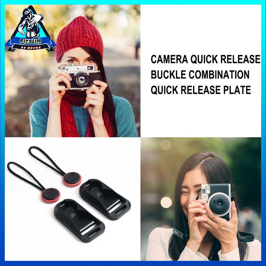 [Fit] Đầu nối nhả nhanh hình tròn có đế cho dây đeo vai máy ảnh [S/8]