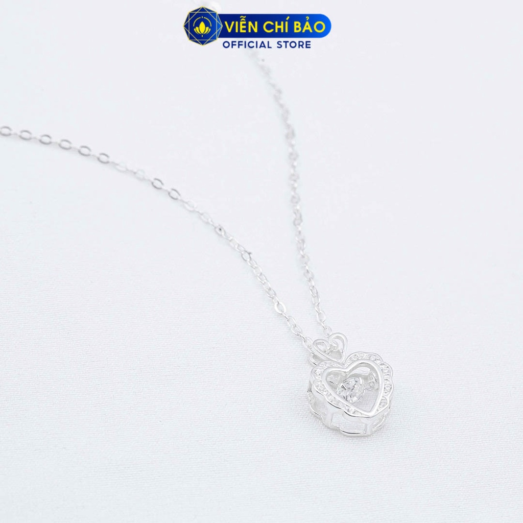 Dây chuyền bạc nữ Sweet Love chất liệu bạc 925 thời trang phụ kiện trang sức Viễn Chí Bảo D000314