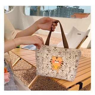 Túi tote canvas dễ thương