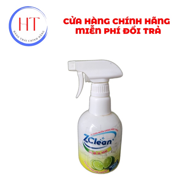 Tẩy đa năng Zclean 500ml dùng cho bếp, kính, tủ lạnh