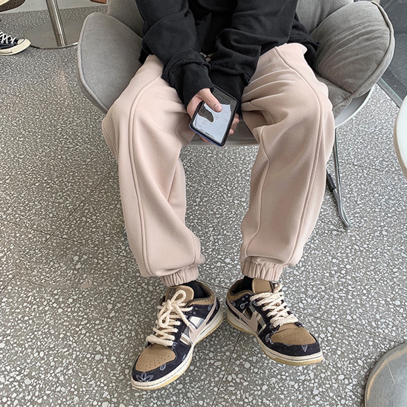 Ielgy Quần Legging Thể Thao Rộng Dày Của Nam Giới