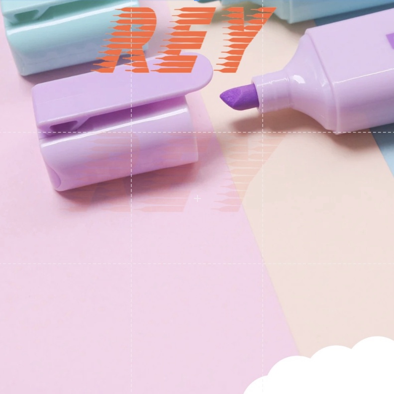 COMBO 5 bút dạ quang 5 màu cây lớn màu pastel FO-HL009 𝑻𝒉𝒊𝒆̂𝒏 𝑳𝒐𝒏𝒈