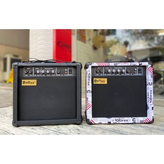 Ampli Dallas DL-15A màu đen, viền trắng họa tiết đẹp