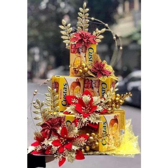 Phụ kiện làm tháp lễ, trang trí bánh kẹo, tháp bia nước ngọt, hoa quả đồ thờ, đồ lễ, phụ kiện kèm đế làm tháp Vip2