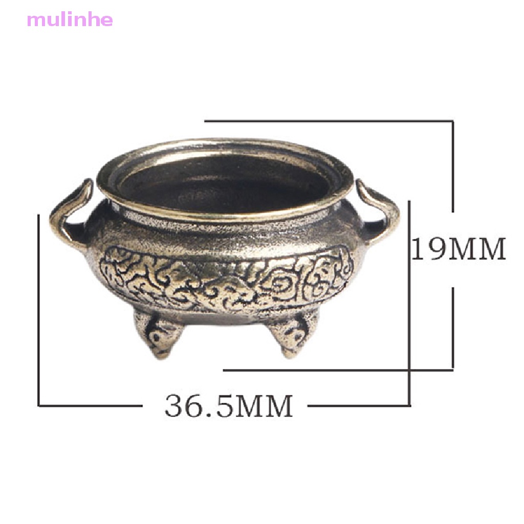 Đế Đốt Trầm Hương Bằng Đồng Thau Có Chân Đứng Tripod Phong Cách Retro