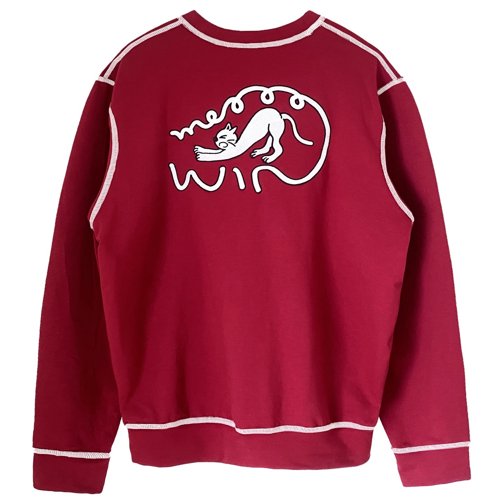 Áo thun tay dài sweater WHENIMNASTY Meo