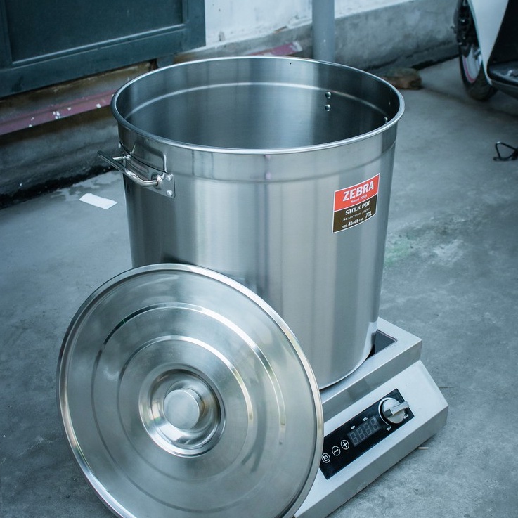 Nồi inox nấu đa năng 70L đáy dày - nồi hầm xương Zebra cm