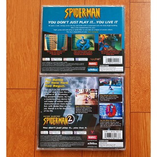Game ps1 spiderman 1+2 no brand