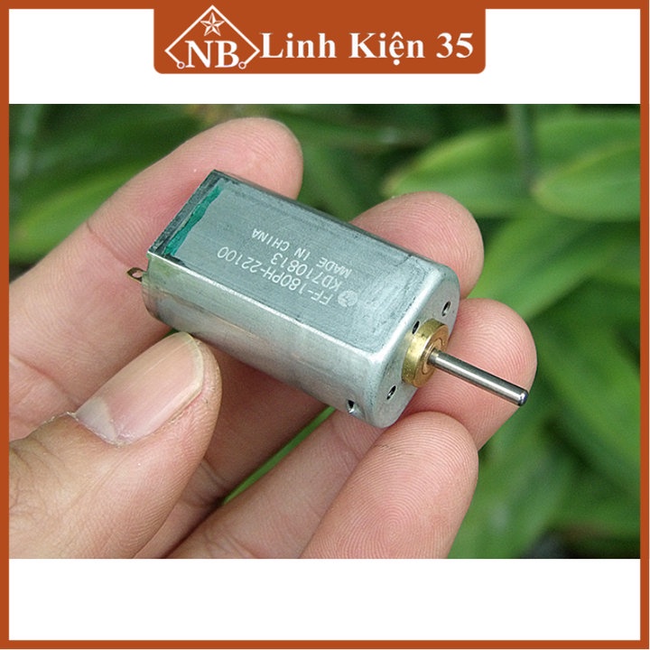 Động cơ mini 180/132 6VDC 25000RPM thiết kế nhỏ gọn và cho tốc độ rất cao