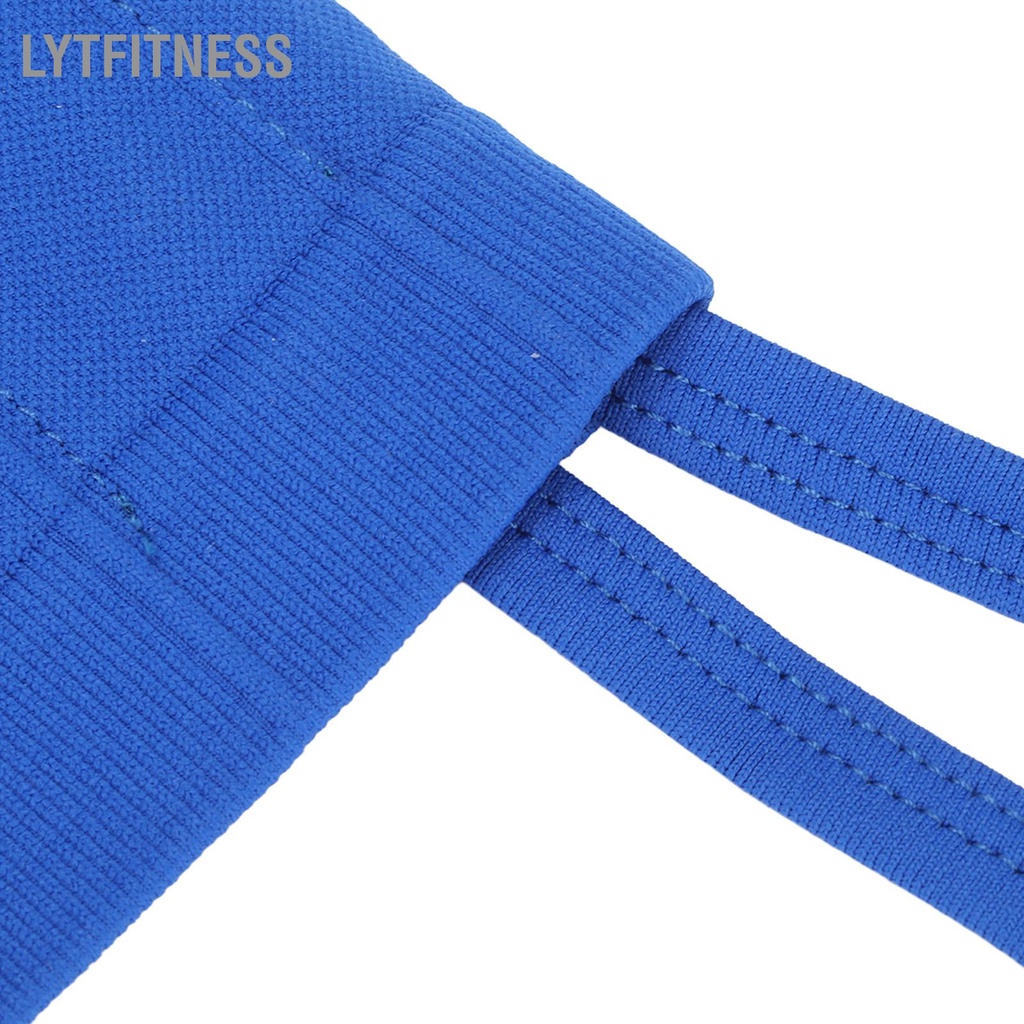 LYTFitness Phụ Nữ Tập Luyện Cao Cấp Nâng Hông Thấm Hút Mồ Hôi Ôm Vừa Co Giãn Quần Short Yoga Với Bên Dây Rút Màu Xanh