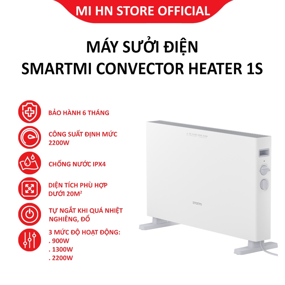 [Bản Quốc Tế] Máy sưởi điện Smartmi Convector Heater 1S, 1S Smart Version - Bảo hành 6 Tháng