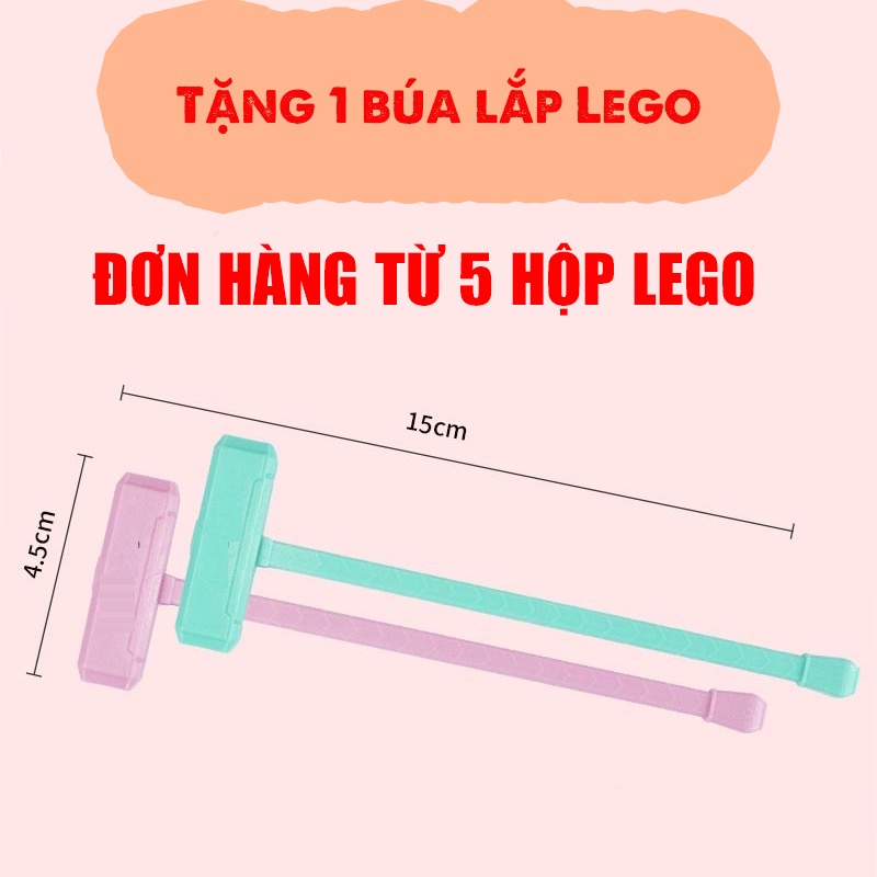 Bộ ghép hình 12 con giáp Đồ chơi lắp ghép 12 con giáp cho bé Mô hình lắp ráp 12 con giáp mini