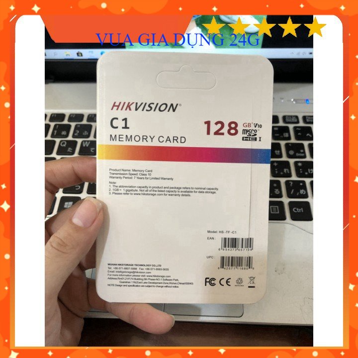 Thẻ Nhớ Microsd Hikvision 128gb Class 10a