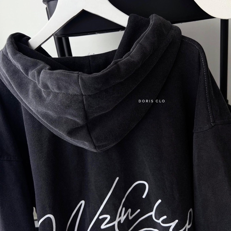 Áo Khoác Nỉ Chữ Kí Độc Lạ 2 Lớp From Thụng Nam Nữ