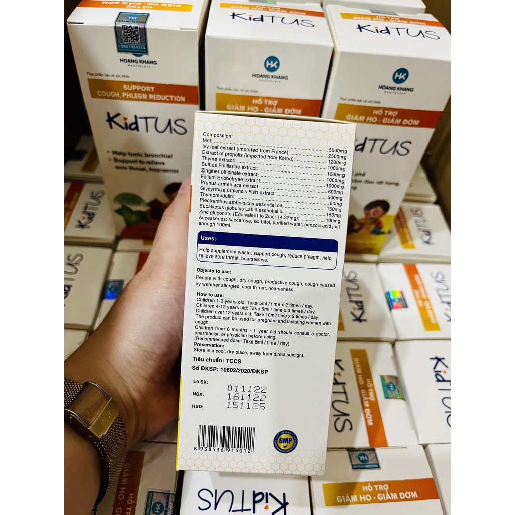 SIRO HO KIDTUS Chai 100ml