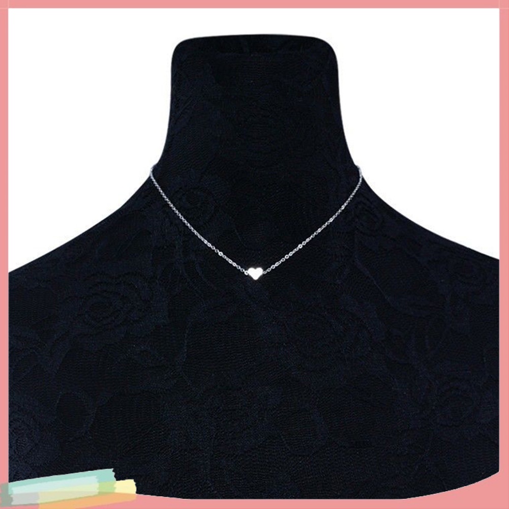 Dây chuyền trang trí mặt hình trái tim thời trang cho nữ