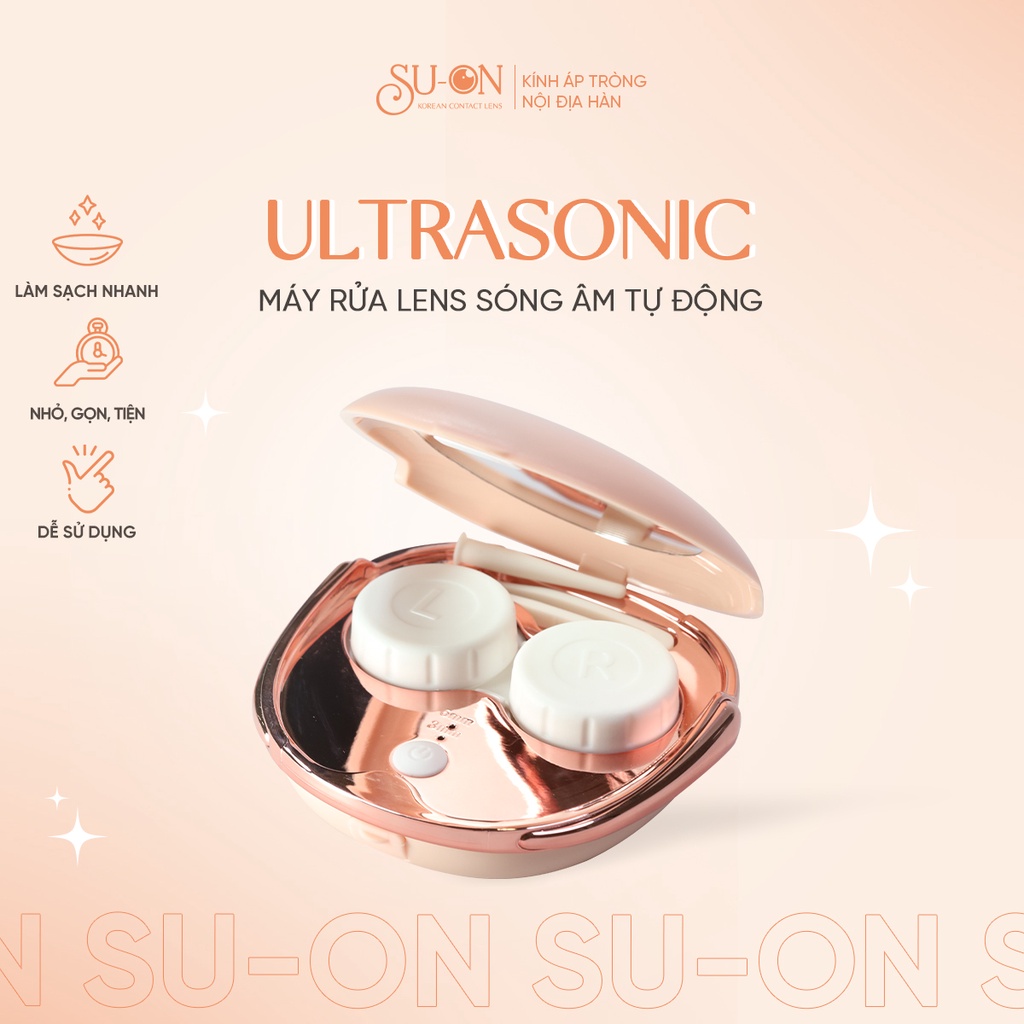 Máy rửa kính áp tròng tự động chính hãng EYEKAN, dụng cụ rửa lens vệ sạch tiện lợi, sạch sẽ (chạy pin, dây cáp, dùng cơ)