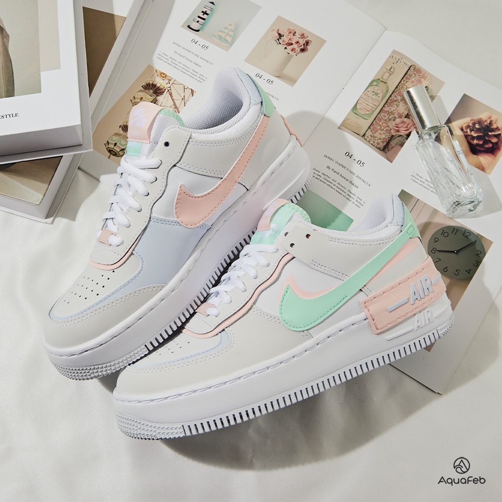Giày Nike AF1 Shadow 🔴CHÍNH HÃNG🔴 Nike Air Force 1 Shadow Atmosphere Mint Giày Thể Thao Nữ  - Simple Sneaker