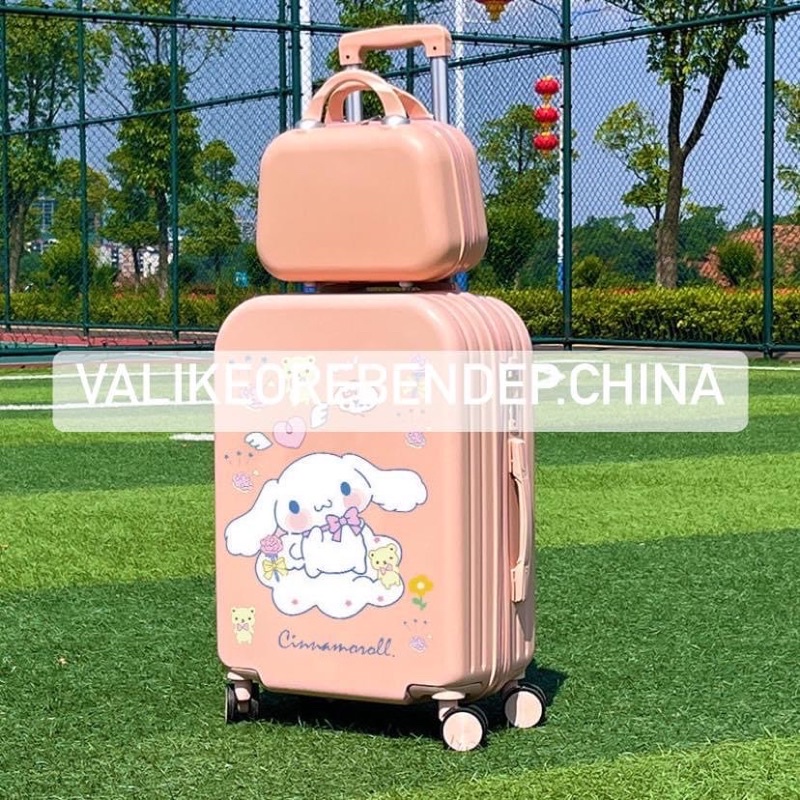 Vali kéo , vali du lịch hoạt hình dễ thương size 20 inch 24 inch có khoá mật mã an toàn